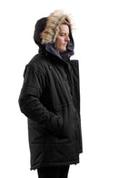 Code18 Parkatakki Musta - Suomen Brodeeraus