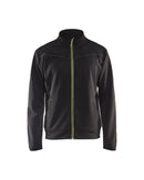 College vetoketjulla Musta/Huomio keltainen - Suomen Brodeeraus