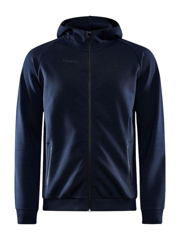 Core Soul Full Zip Hood M Dark Navy M - Suomen Brodeeraus