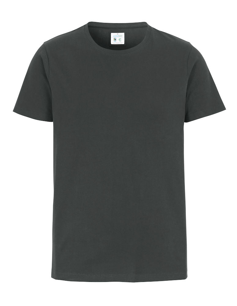 COTTOVER SLIM FIT MAN T-SHIRT CHARCOAL - Suomen Brodeeraus