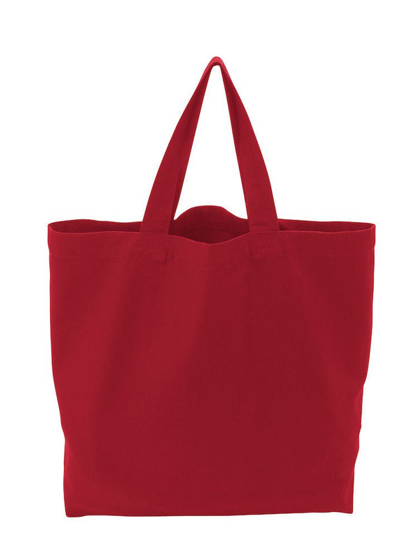 COTTOVER TOTE BAG (GOTS) L / 290g RED One Size - Suomen Brodeeraus