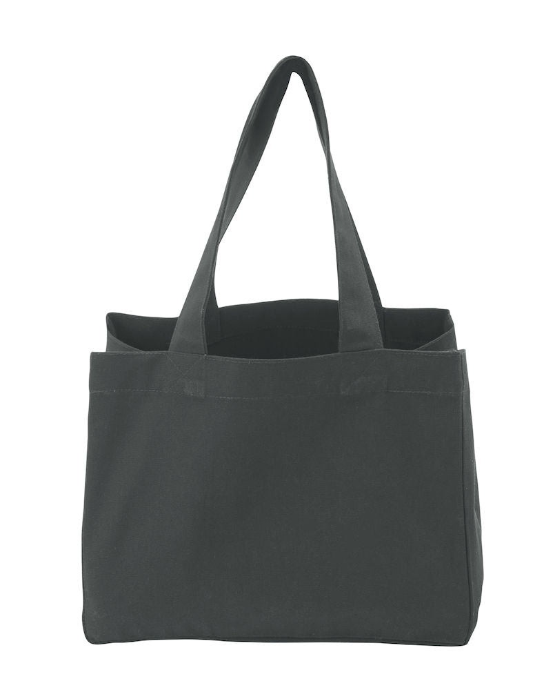COTTOVER TOTE BAG (GOTS) SMALL CHARCOAL One Size - Suomen Brodeeraus