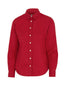 COTTOVER TWILL SHIRT LADY L/S RED - Suomen Brodeeraus