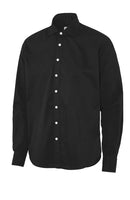 COTTOVER TWILL SHIRT MEN L/S BLACK - Suomen Brodeeraus