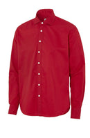 COTTOVER TWILL SHIRT MEN L/S RED - Suomen Brodeeraus