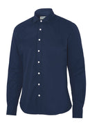 COTTOVER TWILL SHIRT MEN SLIM FIT NAVY - Suomen Brodeeraus