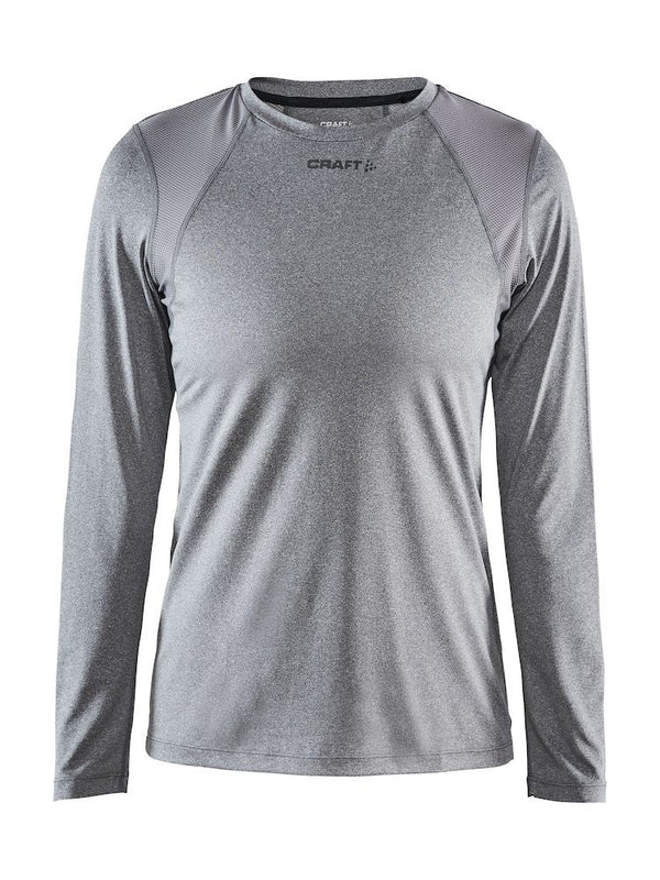 Craft ADV Essence LS Tee W Dk grey mela - Suomen Brodeeraus