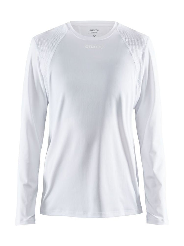 Craft ADV Essence LS Tee W White - Suomen Brodeeraus