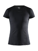 Craft ADV Essence SS Slim Tee W Black - Suomen Brodeeraus