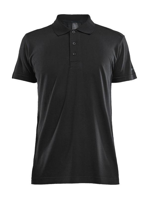 Craft ADV Seamless Polo Shirt M Black - Suomen Brodeeraus
