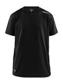 Craft Community Function Tee JR Black - Suomen Brodeeraus