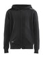 Craft COMMUNITY FZ HOODIE JR Black - Suomen Brodeeraus