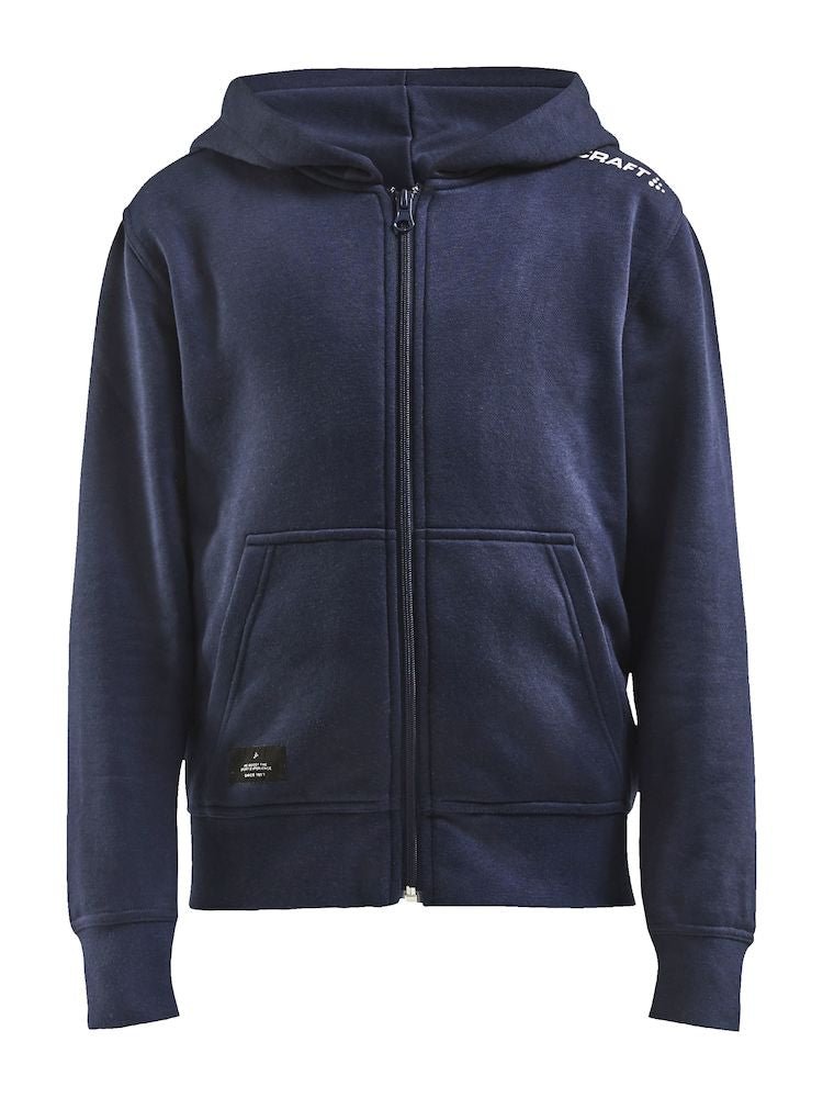 Craft COMMUNITY FZ HOODIE JR Navy - Suomen Brodeeraus