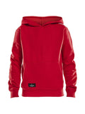 Craft Community Hoodie JR Bright red - Suomen Brodeeraus