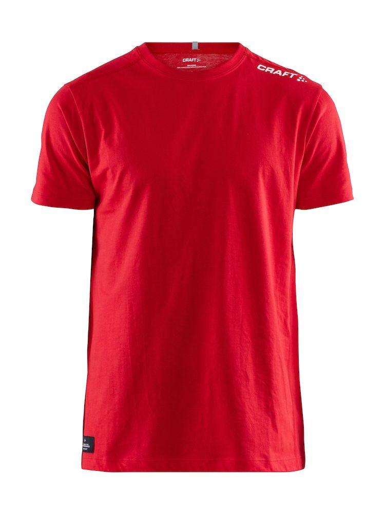 Craft Community Mix ss Tee Bright red - Suomen Brodeeraus