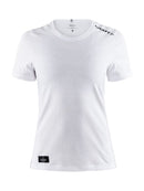 Craft Community Mix ss Tee women White - Suomen Brodeeraus
