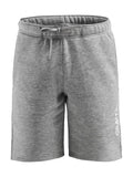 Craft Community Sweatshorts Jr grey melange - Suomen Brodeeraus