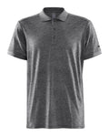 Craft Core Blend Polo Shirt M Dk greymel. - Suomen Brodeeraus