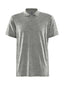 Craft Core Blend Polo Shirt M Grey mel - Suomen Brodeeraus