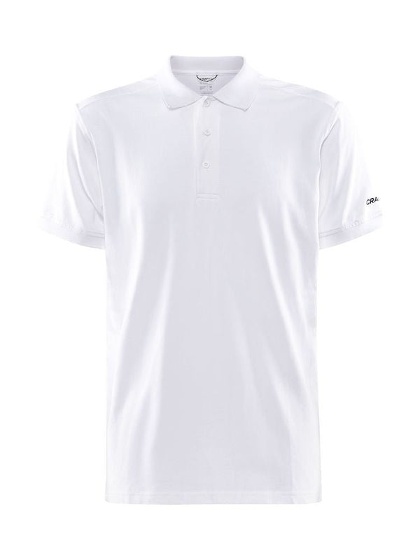 Craft Core Blend Polo Shirt M White - Suomen Brodeeraus