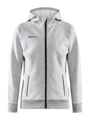 Craft Core Soul Full Zip Hood W Grey mel - Suomen Brodeeraus