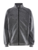 Craft Core Soul Full Zip Jacket Jr Dk greymel. - Suomen Brodeeraus