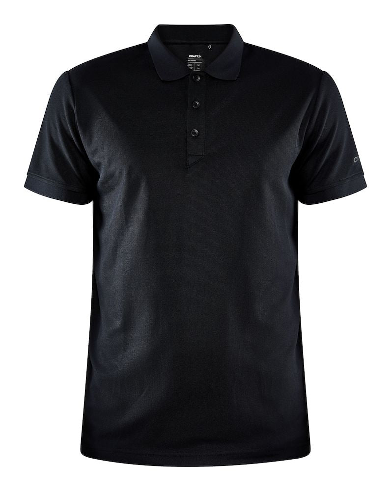 Craft Core Unify Polo Shirt M Black - Suomen Brodeeraus