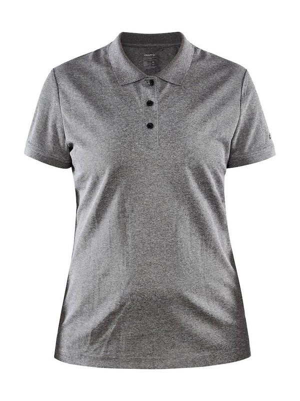 Craft Core Unify Polo Shirt W Dk greymel. - Suomen Brodeeraus