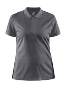 Craft Core Unify Polo Shirt W Granite - Suomen Brodeeraus