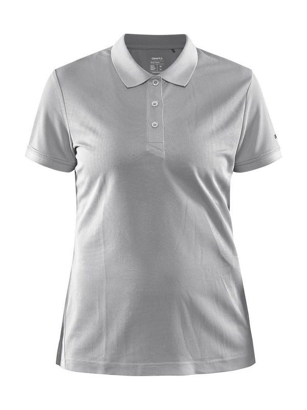 Craft Core Unify Polo Shirt W Grey mel - Suomen Brodeeraus