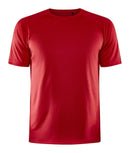Craft Core Unify Training Tee M Bright red - Suomen Brodeeraus