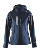 Craft Cortina Soft Shell jacket wom Sweden blue - Suomen Brodeeraus