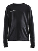 Craft Evolve Crew Neck JR Black - Suomen Brodeeraus