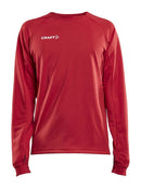Craft Evolve Crew Neck M Bright red - Suomen Brodeeraus