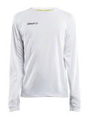 Craft Evolve Crew Neck M White - Suomen Brodeeraus