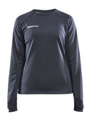 Craft Evolve Crew Neck W Asphalt - Suomen Brodeeraus