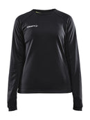 Craft Evolve Crew Neck W Black - Suomen Brodeeraus