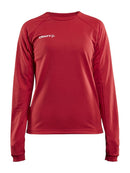 Craft Evolve Crew Neck W Bright red - Suomen Brodeeraus