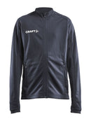 Craft Evolve Full Zip JR Asphalt - Suomen Brodeeraus