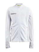 Craft Evolve Full Zip JR White - Suomen Brodeeraus