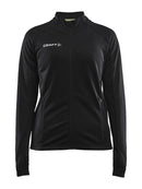 Craft Evolve Full Zip W Black - Suomen Brodeeraus