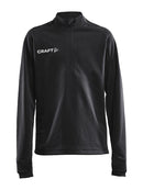 Craft Evolve Halfzip JR Black - Suomen Brodeeraus