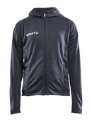 Craft Evolve Hood Jacket JR Asphalt - Suomen Brodeeraus
