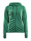 Craft Evolve Hood Jacket W Team green - Suomen Brodeeraus