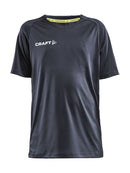 Craft Evolve Tee JR Asphalt - Suomen Brodeeraus