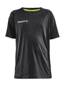 Craft Evolve Tee JR Black - Suomen Brodeeraus
