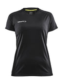 Craft Evolve Tee W Black - Suomen Brodeeraus