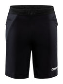 Craft Evolve Zip Pocket Shorts JR Black - Suomen Brodeeraus
