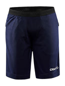 Craft Evolve Zip Pocket Shorts JR Navy - Suomen Brodeeraus