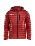 Craft Isolate Jacket men Bright red - Suomen Brodeeraus